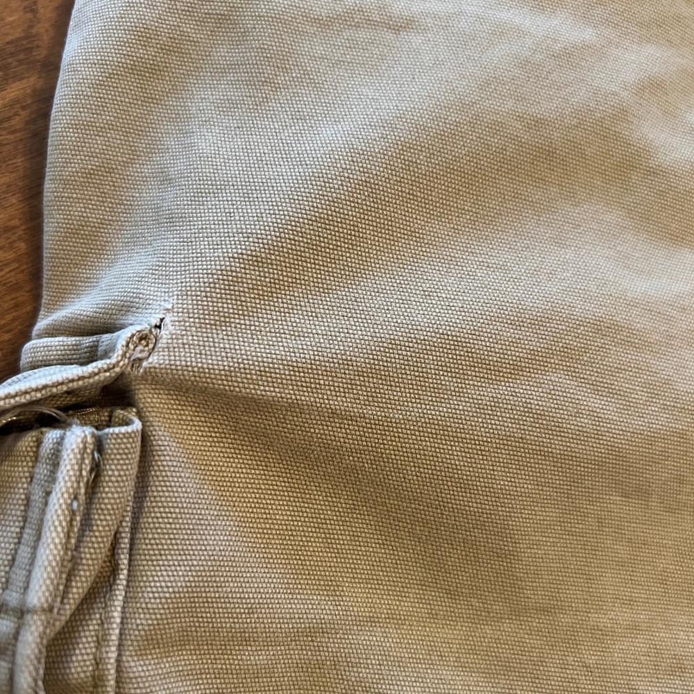 Carhartt Mens 36 Relaxed Fit Cargo Shorts Tan Canvas Utility Workwear 103542 - Picture 12 of 14